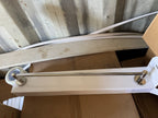 6601X001 Round Chrome Single Towel Bar – 60cm