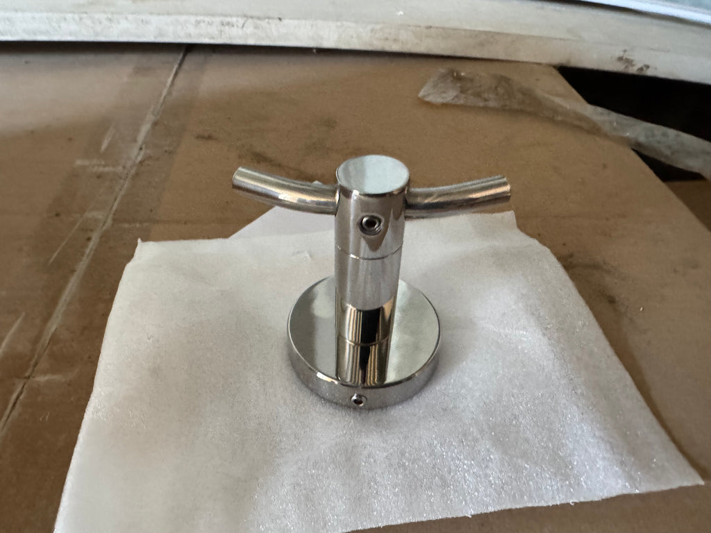 6604X001 Round Chrome Robe Hook