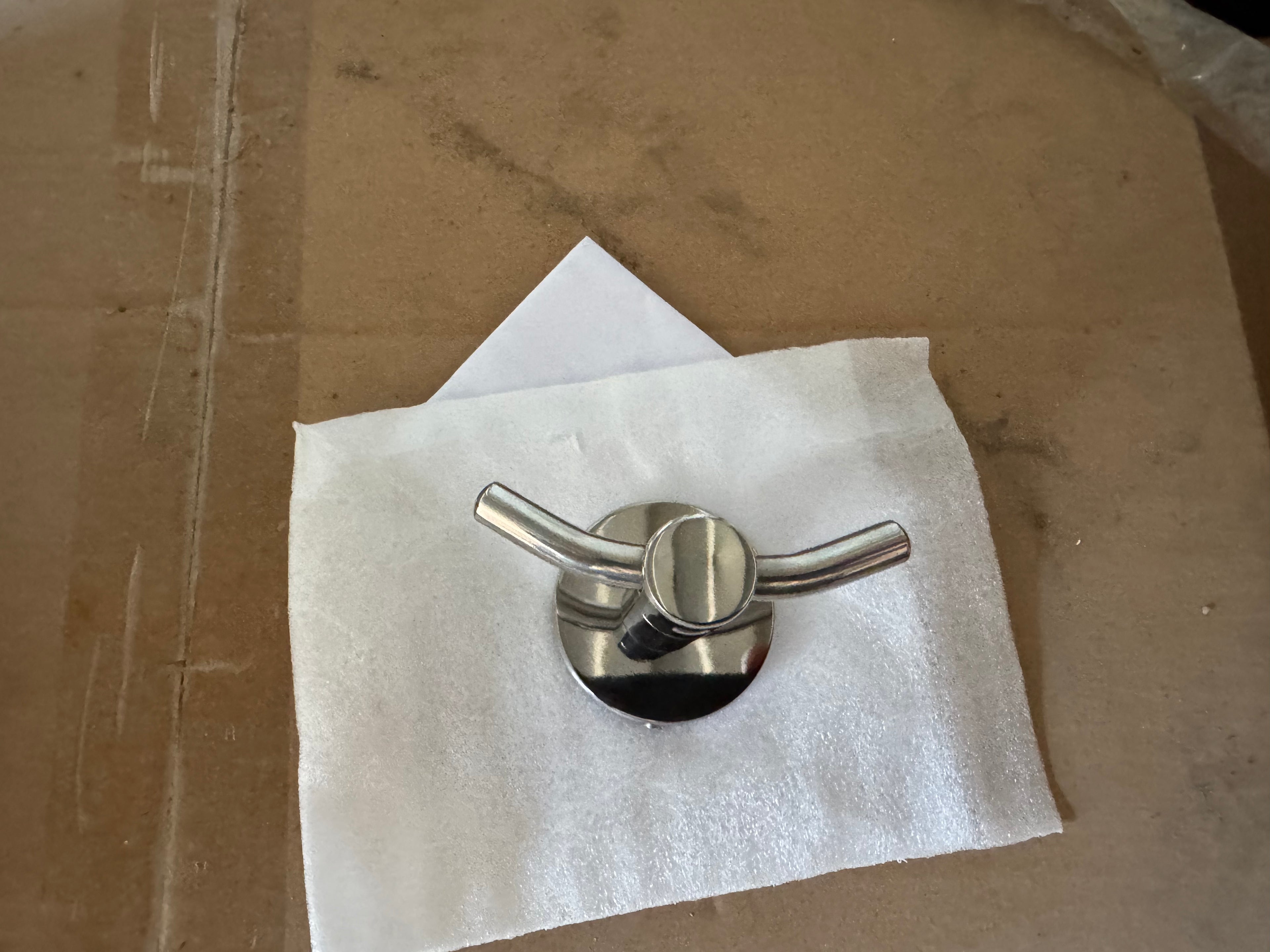 6604X001 Round Chrome Robe Hook