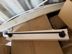 6601X001 Round Black Single Towel Bar – 60cm