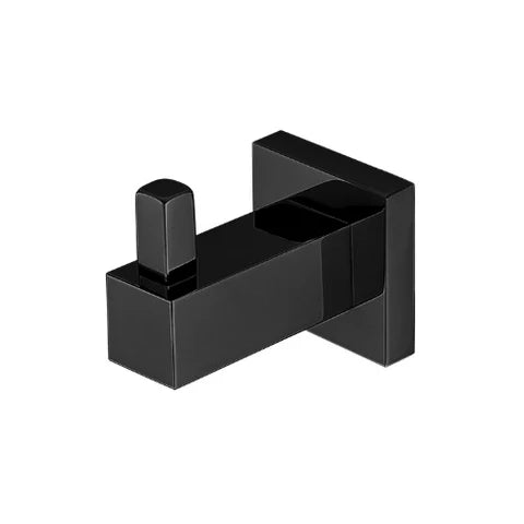 6604X001MB Square Black Robe Hook