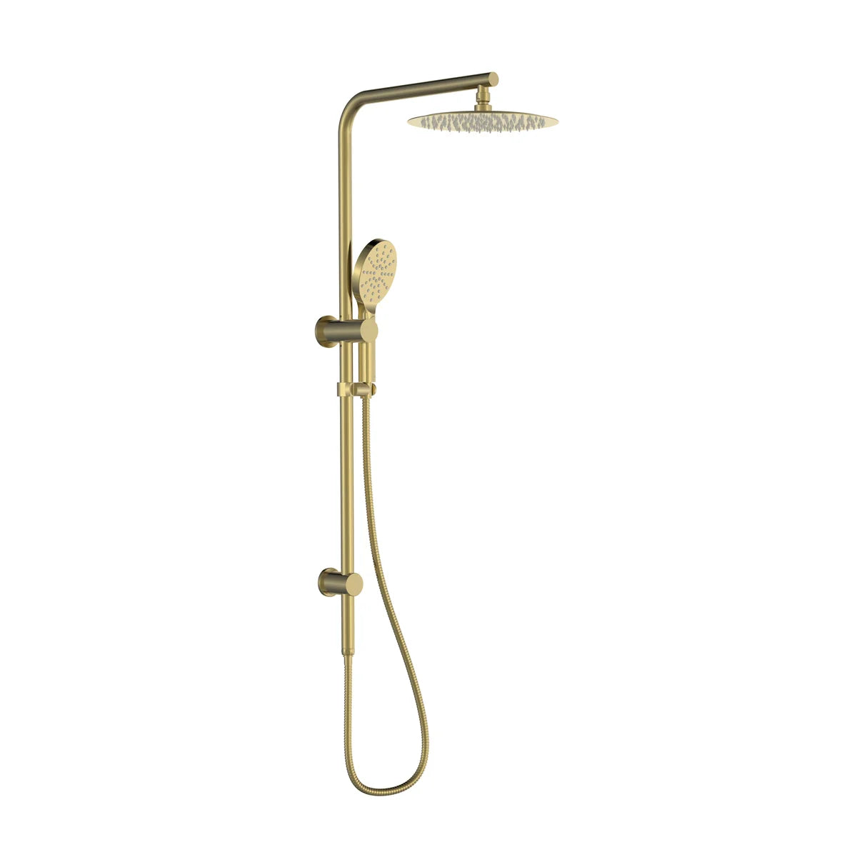 86H66-BG Round Brushed Gold Shower Set – 250mm