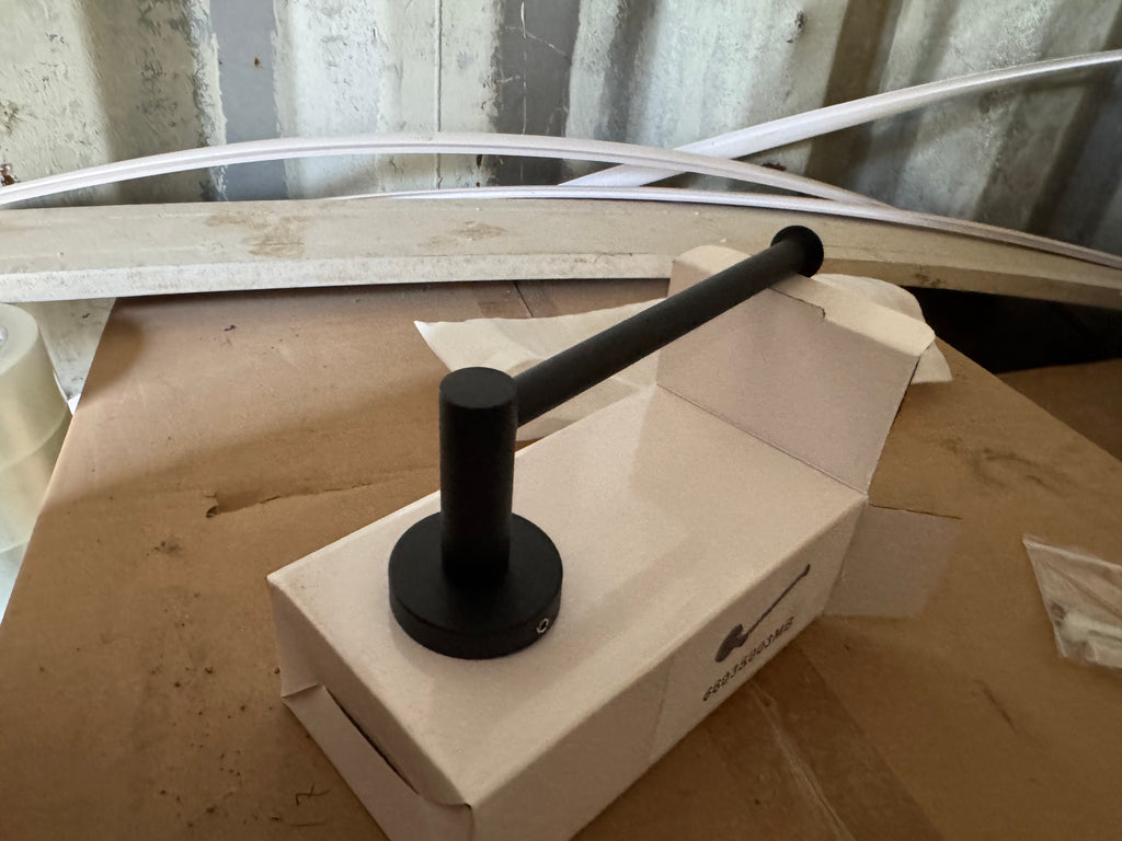 6603X001 Round Black Toilet Paper Holder
