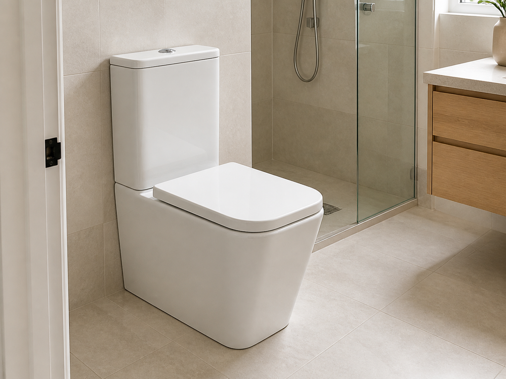 CT2 Toilet Suite – Rectangular Bowl, Matte White