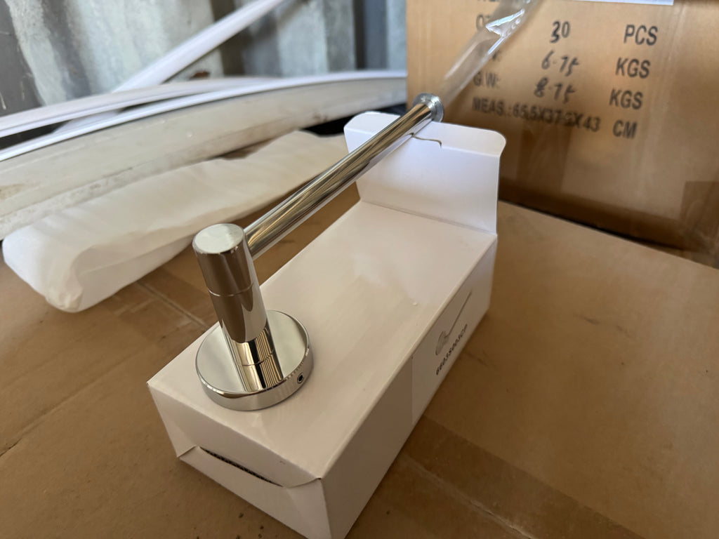 6603X001 Round Chrome Toilet Paper Holder