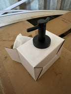 6604X001 Round Black Robe Hook