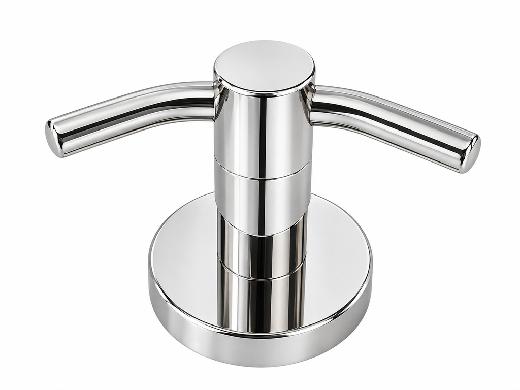 6604X001 Round Chrome Robe Hook