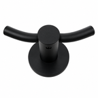 6604X001 Round Black Robe Hook