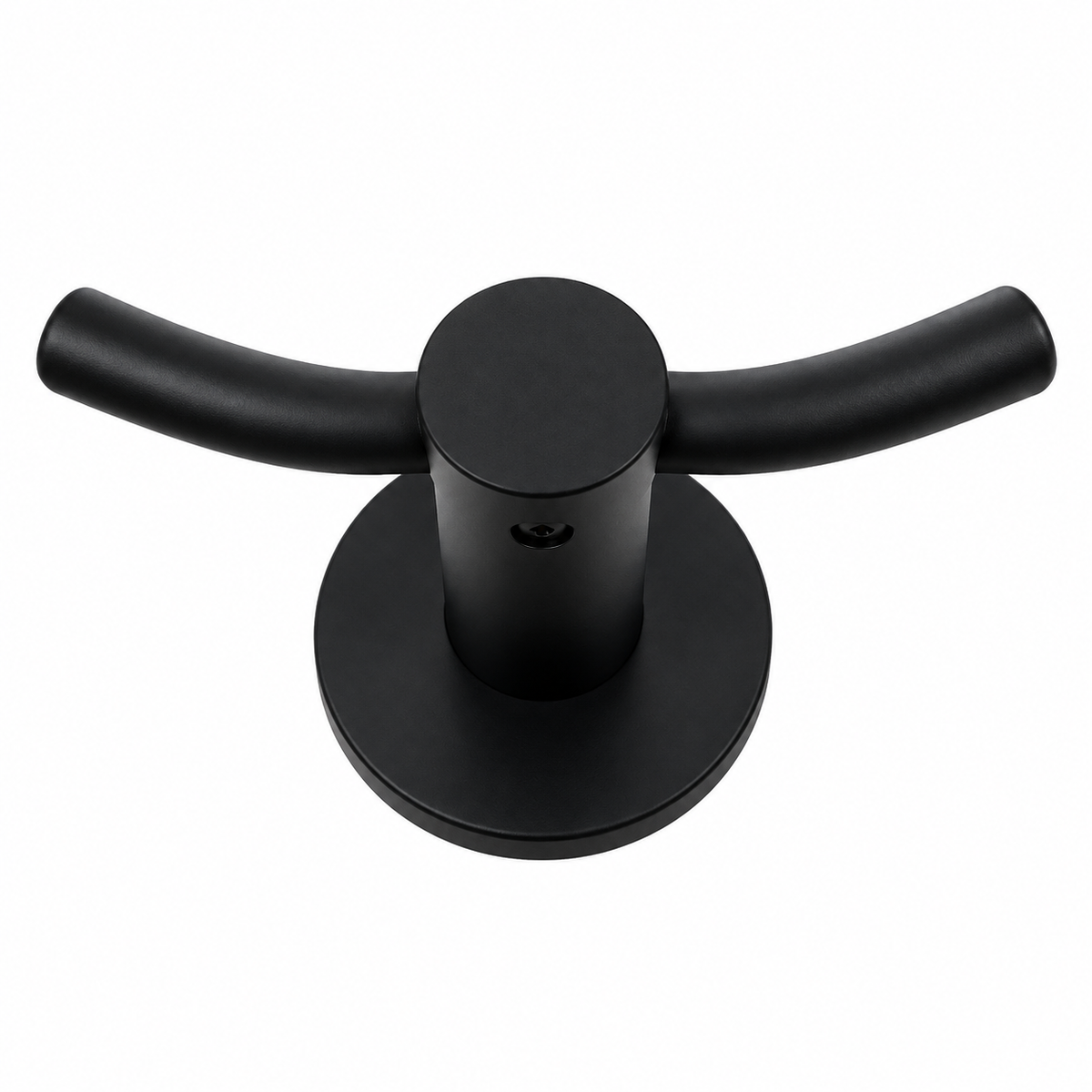 6604X001 Round Black Robe Hook
