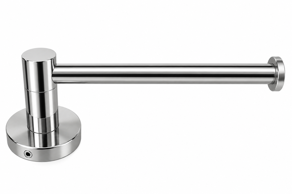 6603X001 Round Chrome Toilet Paper Holder