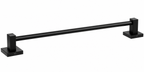 6601X001 Square Black Single Towel Bar