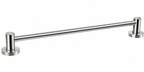 6601X001 Round Chrome Single Towel Bar – 60cm