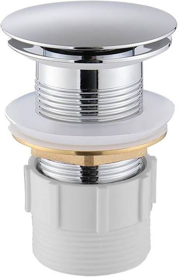 Chrome Pop-Up Basin Waste