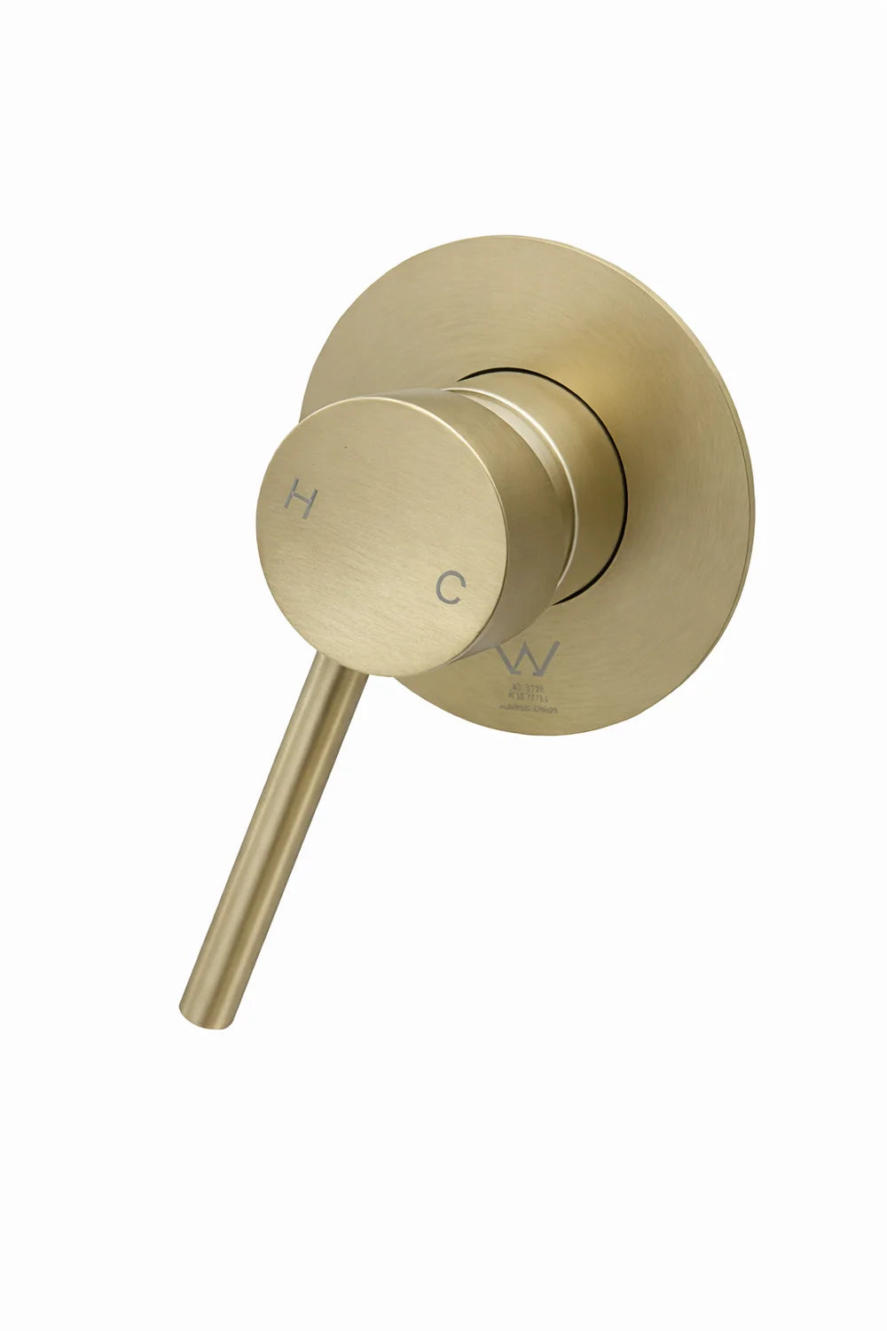 V07-BG Round Brushed Gold Shower Mixer